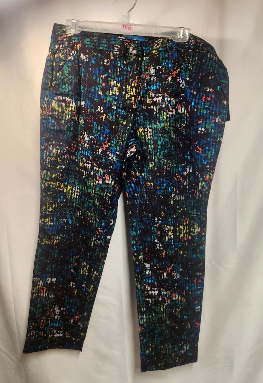 Derek Lam Rio de Janeiro Multi-color Nightshade Womens Cotton Capri Pants 14 NWT